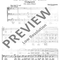 The Demon of the Gibbet - Choral Score