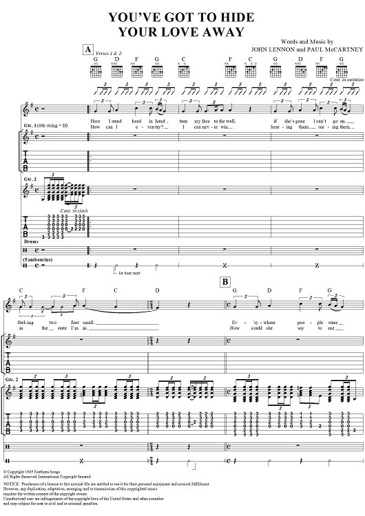 You've Got to Hide Your Love Away