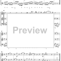 Trio Sonata in C Major  - Op. 4, No. 1 - Score