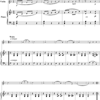 Valsette - Piano Score
