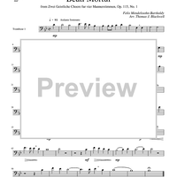 Beati Mortui - Trombone 1