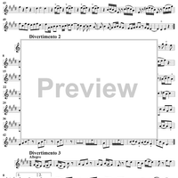 Quartet in E major - Flute 2/Violin 2