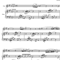 Sonata No. 7 A Major KV12 - Score