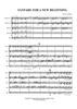 Fanfare for a New Beginning - Score