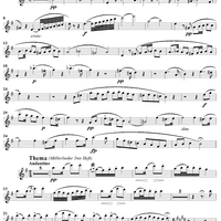 Variations on Trockne Blumen - Flute