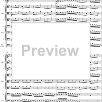 Brandenburg Concerto No. 3: Allegro - Score
