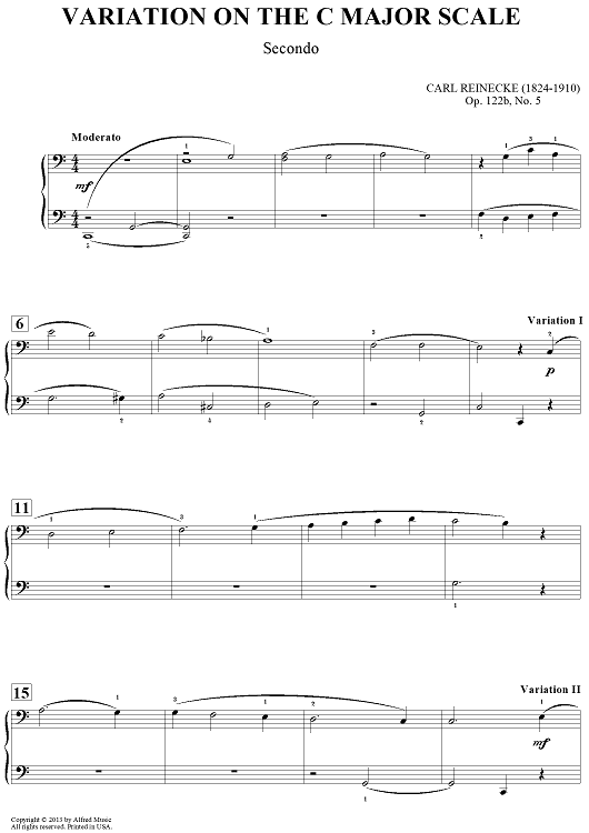 Variation On The C Major Scale