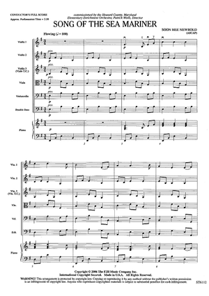 Song of the Sea Mariner - Score