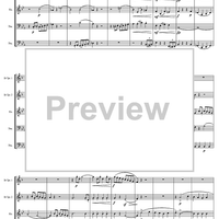Quintet No. 2, Op. 6 - Score