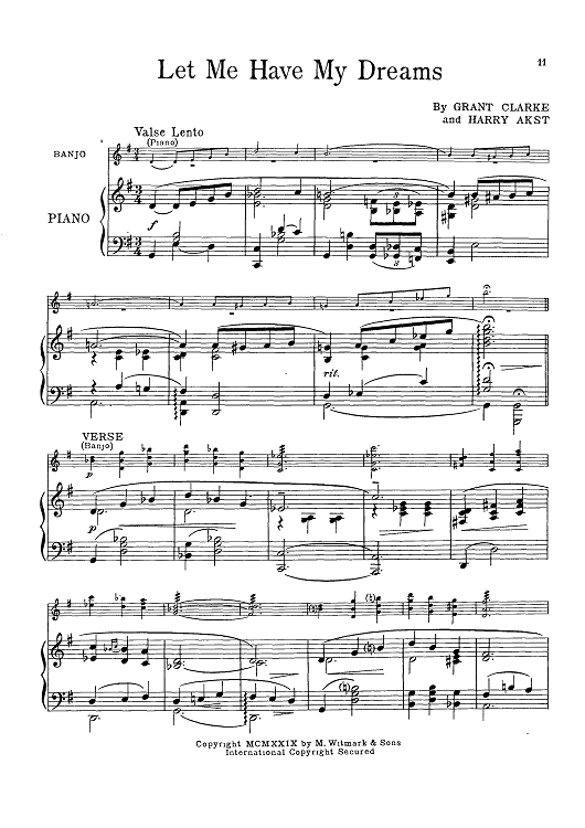 Let Me Have My Dreams