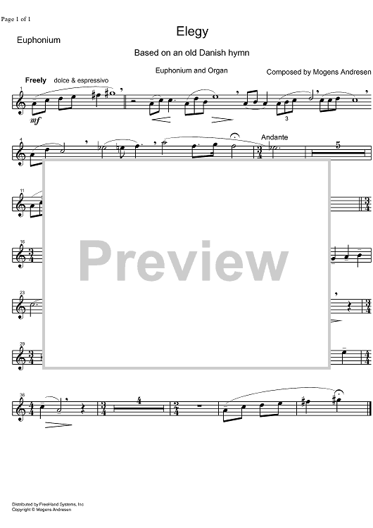 Elegy - Euphonium
