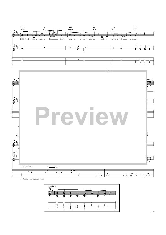 Building A Mystery" Sheet Music by Sarah McLachlan for Guitar Tab