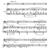 Quatro poemas (Four poems) - Score
