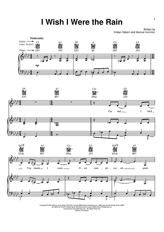 I Wish I Were The Rain