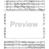 Water Music Suites - Score