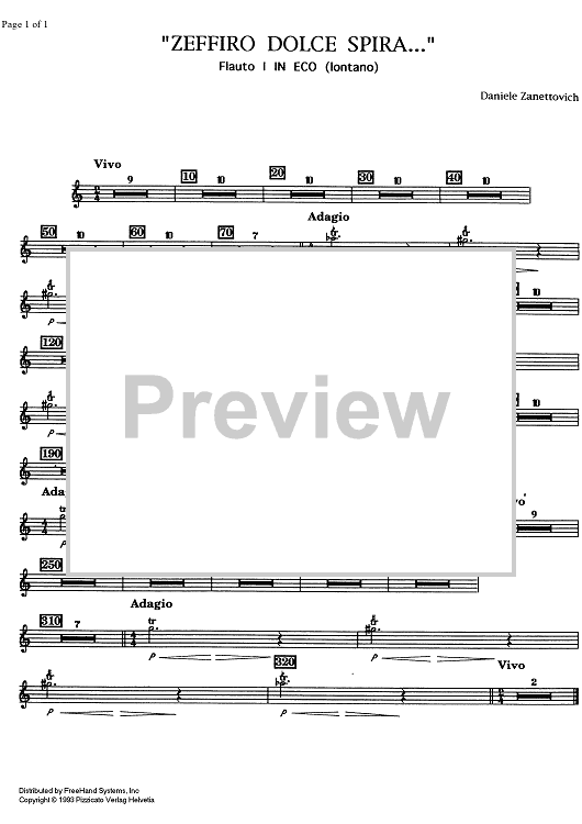 Zeffiro Dolce Spire [set of parts]