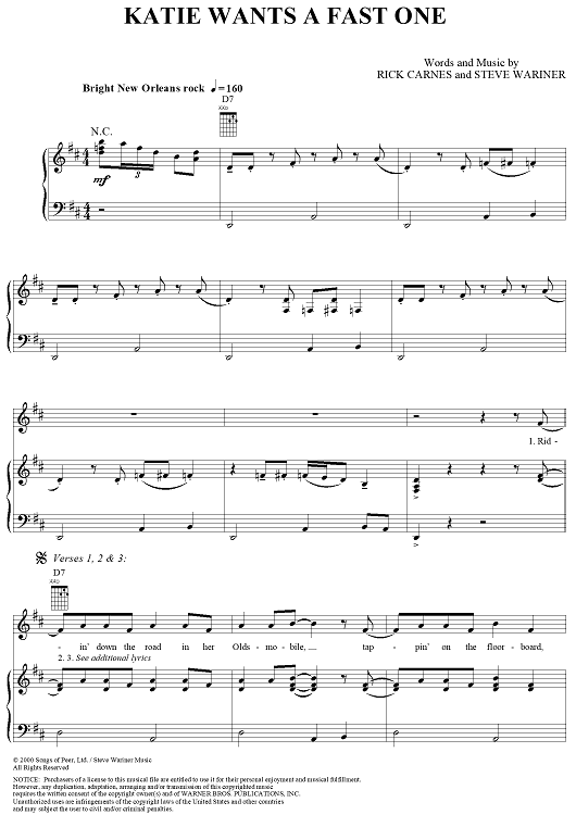 Katie Wants a Fast One