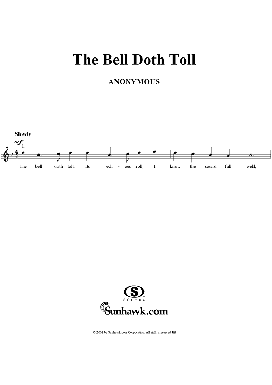 The Bell Doth Toll
