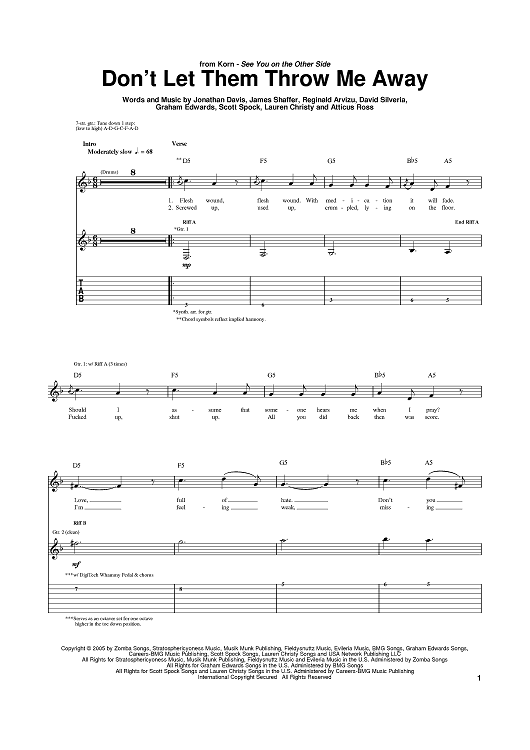 Don't Let Them Throw Me Away