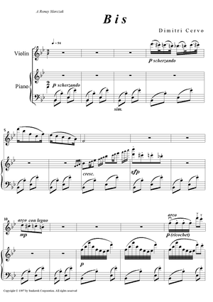 Bis - Piano Score