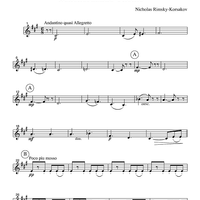 Scheherazade Theme - Part 2 Flute, Oboe or Violin