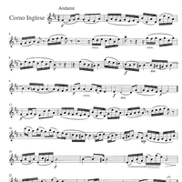 Piccola suite in stile antico - English Horn