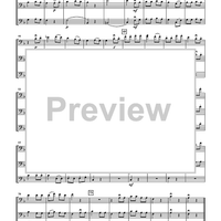 Trios for Double Bass - Volume 1 - Score