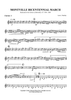 Montville Bicentennial March - Clarinet 3