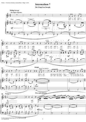 Christmas Oratorio: Intermedium VII - Der Engel (Sopran) "Stehe auf, Joseph"