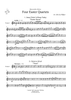 Four Easter Quartets - Trumpet 1