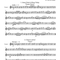 Four Easter Quartets - Trumpet 1
