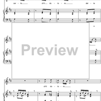 Mi consiglio col mio core - Score