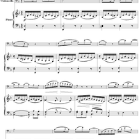 Siciliano from "Flute Sonata No. 2" - Piano Score
