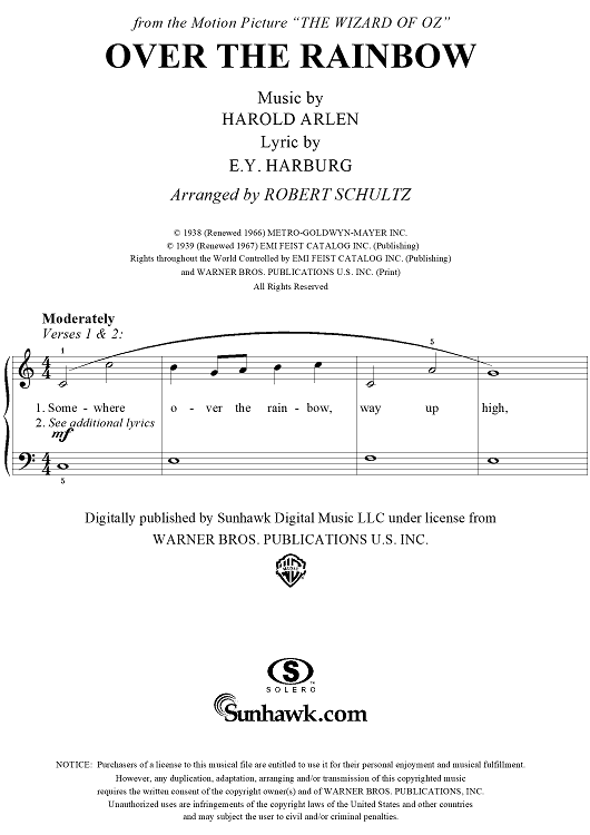 (Somewhere) Over the Rainbow