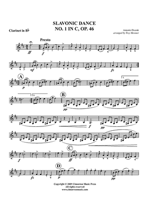 Slavonic Dance NO. 1 In C, Op.46 - Clarinet in B-flat