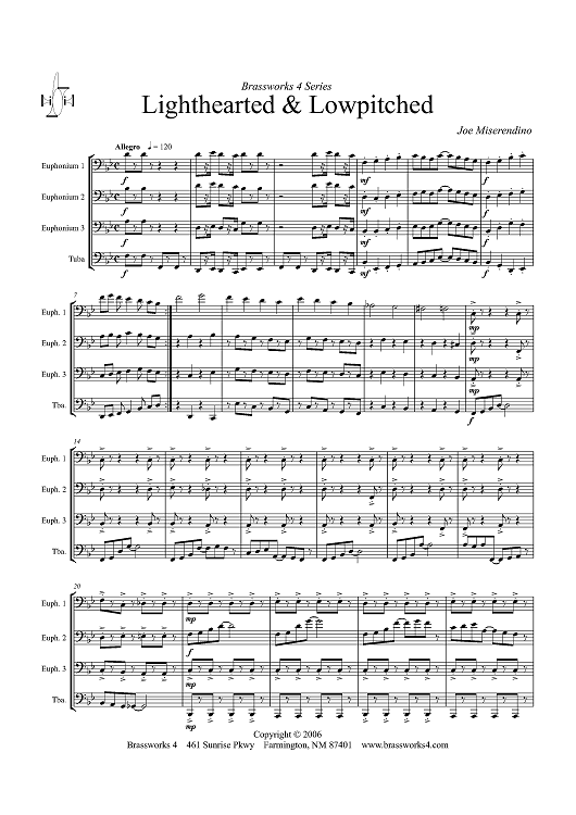 Lighthearted & Lowpitched - Score
