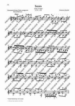 Sonata A-major in A major