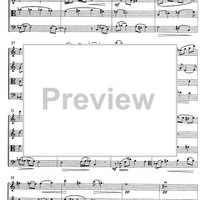 String quartet No. 1 - Score