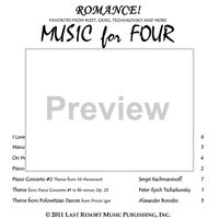 Music for Four, Collection No. 4 - Romance! - Part 4 Bass Clarinet in Bb