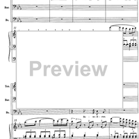 Sanctus Eb Major - Full Score