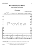 Royal Fireworks Music - Score