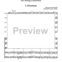 Royal Fireworks Music - Score