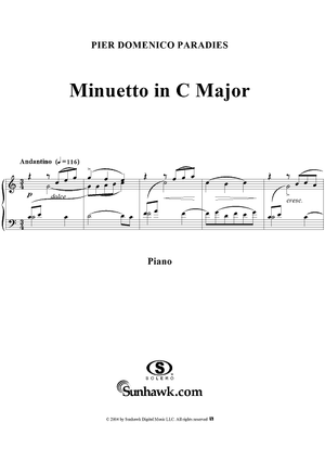 Minuetto in C Major
