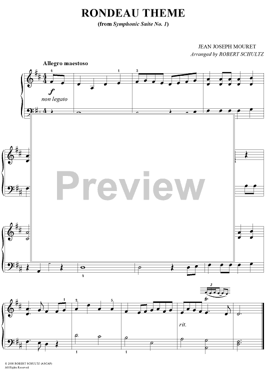 Rondeau Theme (from Symphonic Suite No. 1)
