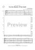 For the Beauty of the Earth - Score
