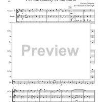 For the Beauty of the Earth - Score