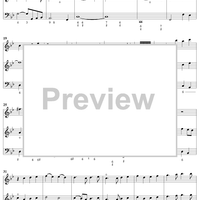 Suite No. 4 in B-flat Major  - From "Pièces en Trio" - Score