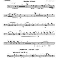 Two Selections from "All-Night Vigil," Op. 37 - Trombone 4