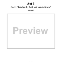 Indulge thy faith and wedded truth, No. 11 from Oratorio "Solomon", Act 1 (HWV67)