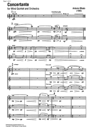 Concertante - Violin 1